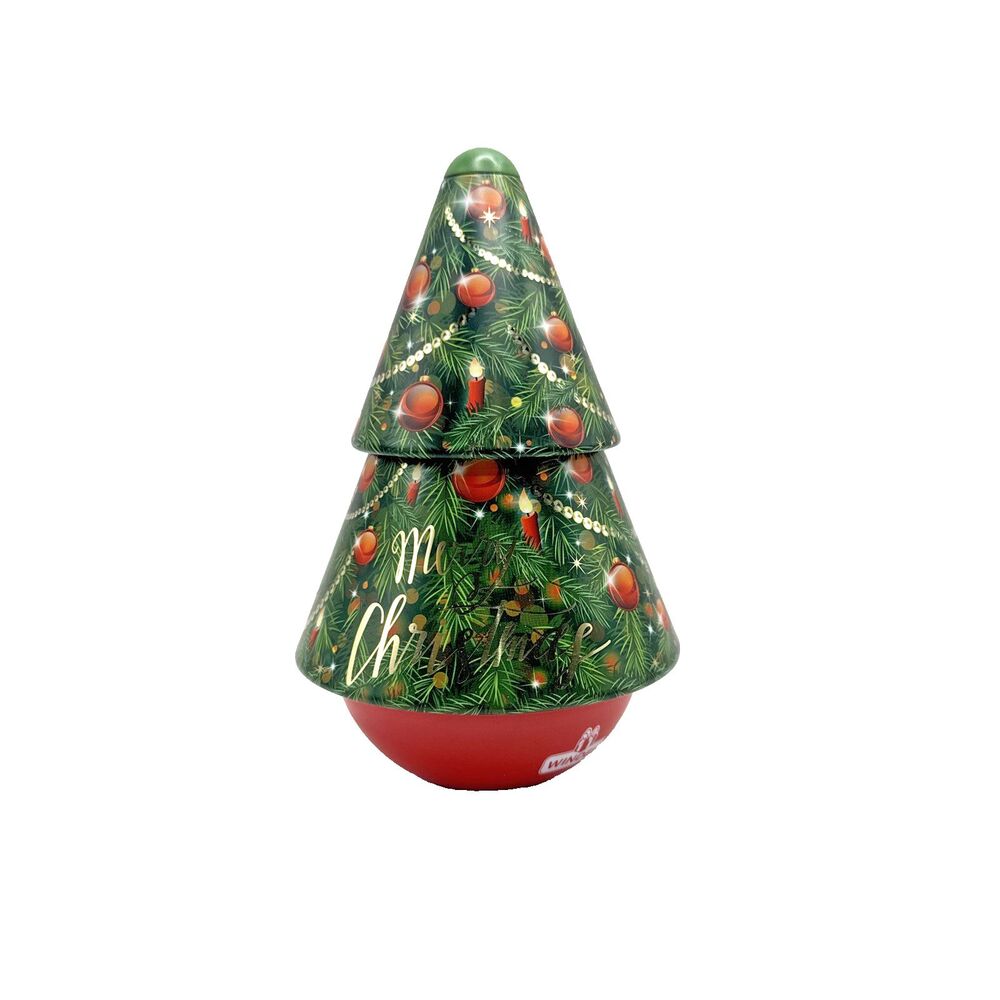 Windel Musical Christmas Tree Spinning Tin "Oh Christmas Tree” Germany 8” Video - Picture 4 of 6